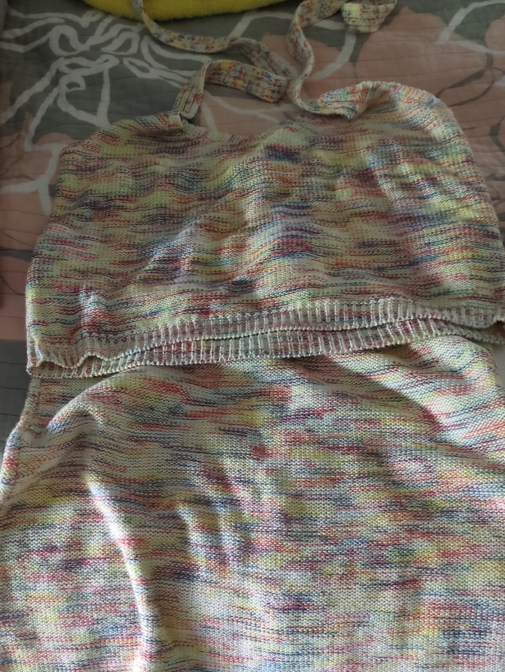 Multicolor Knit Tank Top - Women's Casual Summer Layering